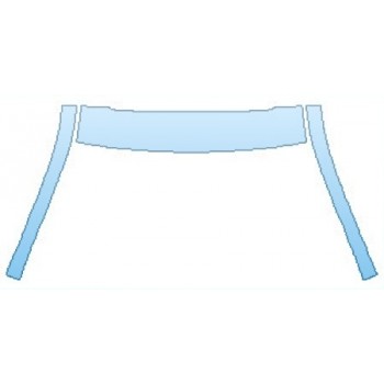 PAINT PROTECTION KIT - 2016 SUBARU LEGACY 3.6R LIMITED ROOF WITH SUNROOF A-PILLARS - PRECUT PPF CLEAR BRA WRAP