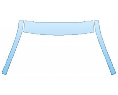 PAINT PROTECTION KIT - 2016 SUBARU LEGACY 3.6R LIMITED ROOF WITH SUNROOF A-PILLARS - PRECUT PPF CLEAR BRA WRAP