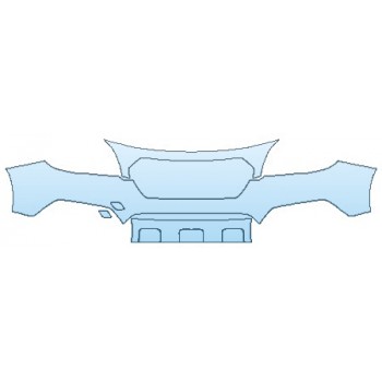 PAINT PROTECTION KIT - 2016 SUBARU OUTBACK 2.5I LIMITED BUMPER (6 PIECE) - PRECUT PPF CLEAR BRA WRAP