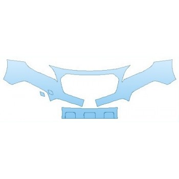 PAINT PROTECTION KIT - 2016 SUBARU OUTBACK 2.5I LIMITED BUMPER (5 PIECE) - PRECUT PPF CLEAR BRA WRAP