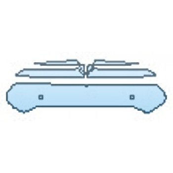 2016 TESLA MODEL S P85D Grille With Sensors (Option 2) INVISIBLEMASK - 3M PAINT PROTECTION