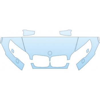 PAINT PROTECTION KIT - 2012 BMW X6M XDRIVE50I  HOOD FENDER MIRRORS KIT - PRECUT PPF CLEAR BRA WRAP
