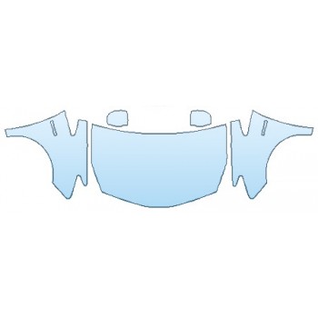 PAINT PROTECTION KIT - 2016 TOYOTA PRIUS V FULL HOOD FENDERS MIRRORS - PRECUT PPF CLEAR BRA WRAP