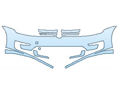 2016 VOLKSWAGEN E-GOLF SE Bumper (1 Piece)