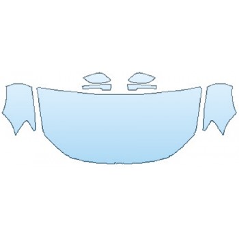 Precut PPF Kit – Clear Bra Paint Protection Film PAINT PROTECTION KIT - 2016 VOLKSWAGEN JETTA 1 8T HOOD (30 INCH WRAPPED EDGES) FENDERS MIRRORS - PRECUT PPF CLEAR BRA WRAP