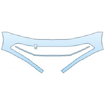 PAINT PROTECTION KIT - 2016 VOLKSWAGEN JETTA 1 8T BUMPER (2 PIECE) - PRECUT PPF CLEAR BRA WRAP