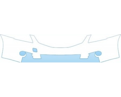 PAINT PROTECTION KIT - 2012 NISSAN ALTIMA SEDAN 2.5 S UPPER BUMPER KIT - PRECUT PPF CLEAR BRA WRAP
