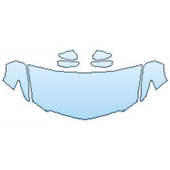 PAINT PROTECTION KIT - 2016 ACURA ILX HOOD (30 INCH WRAPPED EDGES) FENDERS MIRRORS - PRECUT PPF CLEAR BRA WRAP