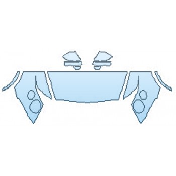 PAINT PROTECTION KIT - 2016 BENTLEY BENTAYGA HOOD (30 INCH) FENDERS MIRRORS - PRECUT PPF CLEAR BRA WRAP