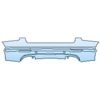 PAINT PROTECTION KIT - 2016 BENTLEY BENTAYGA REAR BUMPER - PRECUT PPF CLEAR BRA WRAP