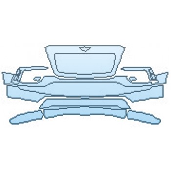 PAINT PROTECTION KIT - 2016 BENTLEY BENTAYGA OEM ADDON BUMPER - PRECUT PPF CLEAR BRA WRAP