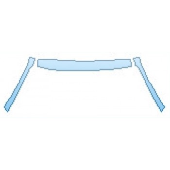 PAINT PROTECTION KIT - 2016 BENTLEY BENTAYGA OEM ADDON ROOF A-PILLARS - PRECUT PPF CLEAR BRA WRAP