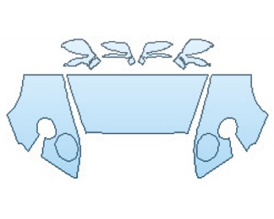 PAINT PROTECTION KIT - 2016 BENTLEY CONTINENTAL GT BASE HOOD (30 INCH) FENDERS MIRRORS - PRECUT PPF CLEAR BRA WRAP