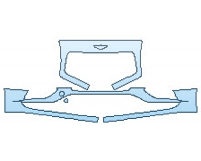 PAINT PROTECTION KIT - 2016 BENTLEY CONTINENTAL GT BASE BUMPER - PRECUT PPF CLEAR BRA WRAP