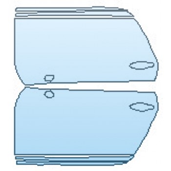 PAINT PROTECTION KIT - 2016 BENTLEY CONTINENTAL GT BASE FULL DOORS - PRECUT PPF CLEAR BRA WRAP