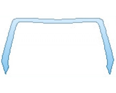 PAINT PROTECTION KIT - 2016 BENTLEY CONTINENTAL GT BASE ROOF A-PILLARS (CONVERTIBLE) - PRECUT PPF CLEAR BRA WRAP