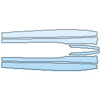 PAINT PROTECTION KIT - 2016 BENTLEY CONTINENTAL GT V8 ROCKERS - PRECUT PPF CLEAR BRA WRAP