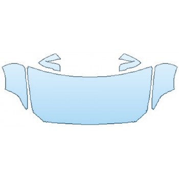 PAINT PROTECTION KIT - 2016 BMW 2 SERIES 228I LUXURY PKG HOOD (30 INCH WRAPPED EDGES) FENDERS MIRRORS - PRECUT PPF CLEAR BRA WRAP