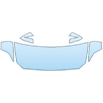 PAINT PROTECTION KIT - 2016 BMW 2 SERIES 228I LUXURY PKG HOOD (24 INCH) FENDERS MIRRORS - PRECUT PPF CLEAR BRA WRAP