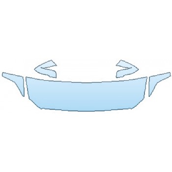 PAINT PROTECTION KIT - 2016 BMW 2 SERIES 228I LUXURY PKG HOOD (18 INCH) FENDERS MIRRORS - PRECUT PPF CLEAR BRA WRAP