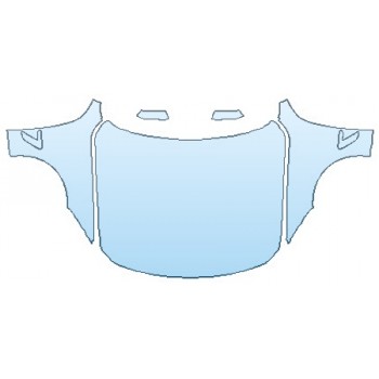 PAINT PROTECTION KIT - 2016 BMW 3 SERIES GRAN TURISMO LUXURY PKG FULL HOOD(WRAPPED EDGES) FENDERS MIRRORS - PRECUT PPF CLEAR BRA WRAP