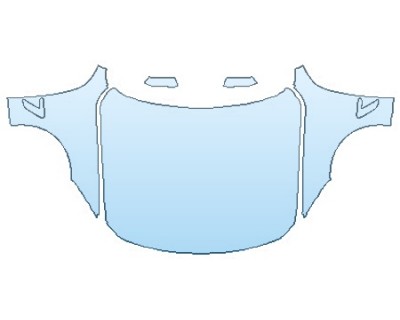 PAINT PROTECTION KIT - 2016 BMW 3 SERIES GRAN TURISMO LUXURY PKG FULL HOOD(WRAPPED EDGES) FENDERS MIRRORS - PRECUT PPF CLEAR BRA WRAP