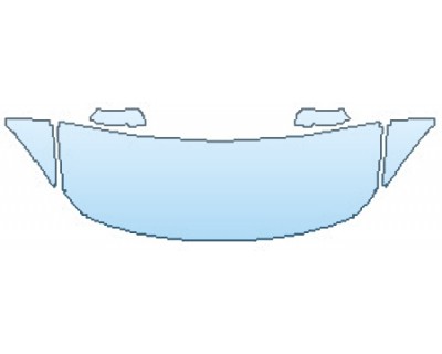 PAINT PROTECTION KIT - 2016 BMW 3 SERIES GRAN TURISMO LUXURY PKG HOOD(WRAPPED EDGES) FENDERS MIRRORS - PRECUT PPF CLEAR BRA WRAP