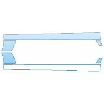 PAINT PROTECTION KIT - 2016 BMW 3 SERIES SEDAN LUXURY PKG ROCKERS - PRECUT PPF CLEAR BRA WRAP