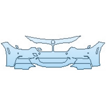 Precut PPF Kit – Clear Bra Paint Protection Film PAINT PROTECTION KIT - 2016 BMW 3 SERIES SEDAN M SPORT BUMPER WITH SENSORS - PRECUT PPF CLEAR BRA WRAP