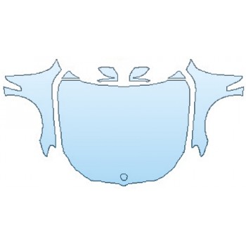 PAINT PROTECTION KIT - 2016 BMW 7 SERIES 750I XDRIVE FULL HOOD(WRAPPED EDGES) FENDERS MIRRORS - PRECUT PPF CLEAR BRA WRAP