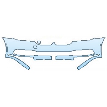 Precut PPF Kit – Clear Bra Paint Protection Film PAINT PROTECTION KIT - 2016 BMW 7 SERIES 750I XDRIVE BUMPER (1 PIECE) - PRECUT PPF CLEAR BRA WRAP