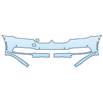 Precut PPF Kit – Clear Bra Paint Protection Film PAINT PROTECTION KIT - 2016 BMW 7 SERIES 750I XDRIVE BUMPER WITH SENSORS (1 PIECE) - PRECUT PPF CLEAR BRA WRAP