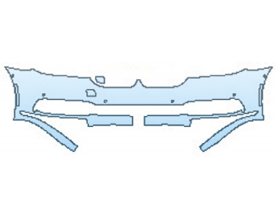 Precut PPF Kit – Clear Bra Paint Protection Film PAINT PROTECTION KIT - 2016 BMW 7 SERIES 750I XDRIVE BUMPER WITH SENSORS (1 PIECE) - PRECUT PPF CLEAR BRA WRAP