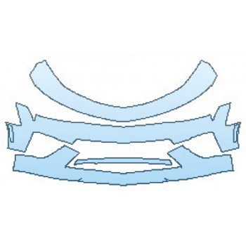 PAINT PROTECTION KIT - 2017 CHEVROLET CAMARO SS BUMPER (3 PIECE) - PRECUT PPF CLEAR BRA WRAP