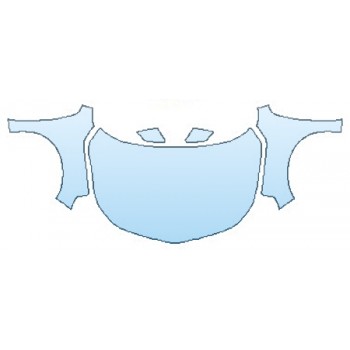 PAINT PROTECTION KIT - 2016 CHEVROLET MALIBU 1LT FULL HOOD(WRAPPED EDGES)  FENDERS  MIRRORS - PRECUT PPF CLEAR BRA WRAP