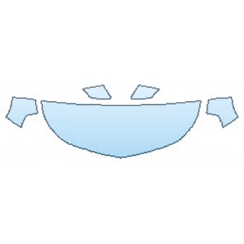 PAINT PROTECTION KIT - 2016 CHEVROLET MALIBU 2LT HOOD(24 INCH)  FENDERS  MIRRORS - PRECUT PPF CLEAR BRA WRAP