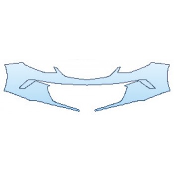 PAINT PROTECTION KIT - 2016 CHEVROLET VOLT LT BUMPER (1 PIECE) - PRECUT PPF CLEAR BRA WRAP