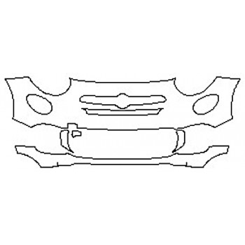 2016 FIAT 500X EASY Bumper (4 Piece)