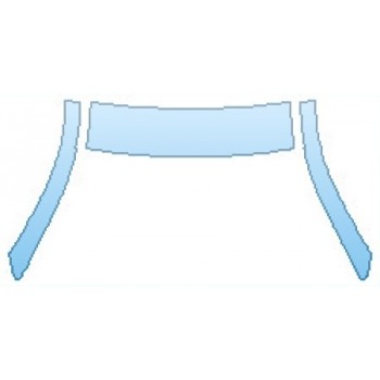 Precut PPF Kit – Clear Bra Paint Protection Film PAINT PROTECTION KIT - 2016 FIAT 500X POP ROOF  A-PILLARS - PRECUT PPF CLEAR BRA WRAP