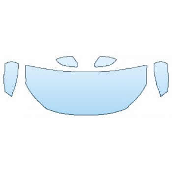 PAINT PROTECTION KIT - 2017 HONDA CIVIC SEDAN EX-T HOOD(30 INCH)  FENDERS  MIRRORS - PRECUT PPF CLEAR BRA WRAP