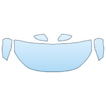 PAINT PROTECTION KIT - 2017 HONDA CIVIC SEDAN EX-T HOOD(30 INCH   WRAPPED EDGES)  FENDERS  MIRRORS - PRECUT PPF CLEAR BRA WRAP