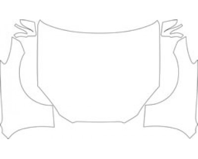 2011 HYUNDAI GENESIS COUPE 3.8 Full Hood Fenders Mirrors Kit