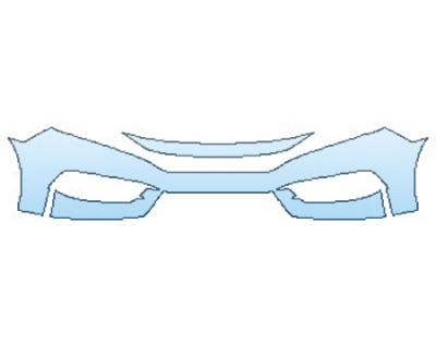 Precut PPF Kit – Clear Bra Paint Protection Film PAINT PROTECTION KIT - 2016 HONDA CIVIC SEDAN EX-T BUMPER - PRECUT PPF CLEAR BRA WRAP