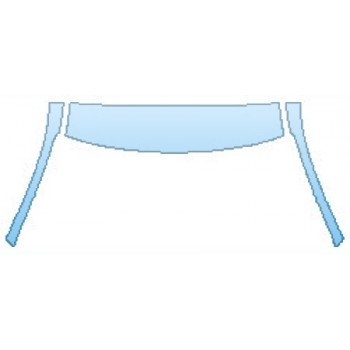 PAINT PROTECTION KIT - 2017 HONDA CIVIC SEDAN EX-T ROOF  A-PILLARS - PRECUT PPF CLEAR BRA WRAP