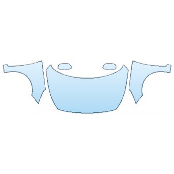 PAINT PROTECTION KIT - 2016 HYUNDAI ACCENT SE HATCHBACK FULL HOOD  FENDERS  MIRRORS - PRECUT PPF CLEAR BRA WRAP