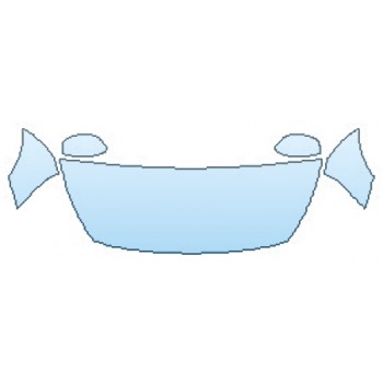 PAINT PROTECTION KIT - 2016 HYUNDAI ACCENT SE HATCHBACK HOOD  FENDERS  MIRRORS - PRECUT PPF CLEAR BRA WRAP