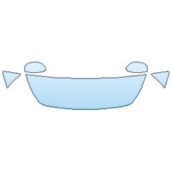 PAINT PROTECTION KIT - 2016 HYUNDAI ACCENT SE HATCHBACK HOOD(18 INCH)  FENDERS  MIRRORS - PRECUT PPF CLEAR BRA WRAP