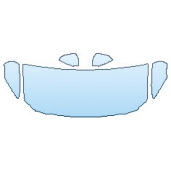 PAINT PROTECTION KIT - 2016 JAGUAR XF PREMIUM HOOD(30 INCH   WRAPPED EDGES)  FENDERS  MIRRORS - PRECUT PPF CLEAR BRA WRAP