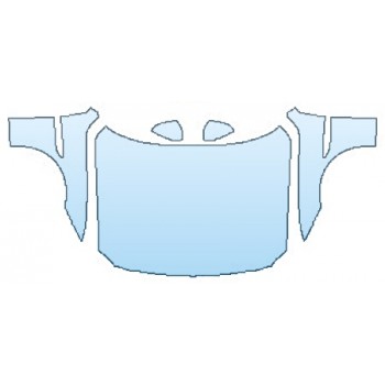 PAINT PROTECTION KIT - 2016 JAGUAR XF PRESTIGE FULL HOOD  FENDERS  MIRRORS - PRECUT PPF CLEAR BRA WRAP