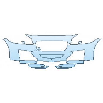 Precut PPF Kit – Clear Bra Paint Protection Film PAINT PROTECTION KIT - 2016 JAGUAR XF R-SPORT BUMPER (7 PIECE) - PRECUT PPF CLEAR BRA WRAP